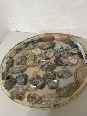 Vintage Design Gifts International Abalone Tray